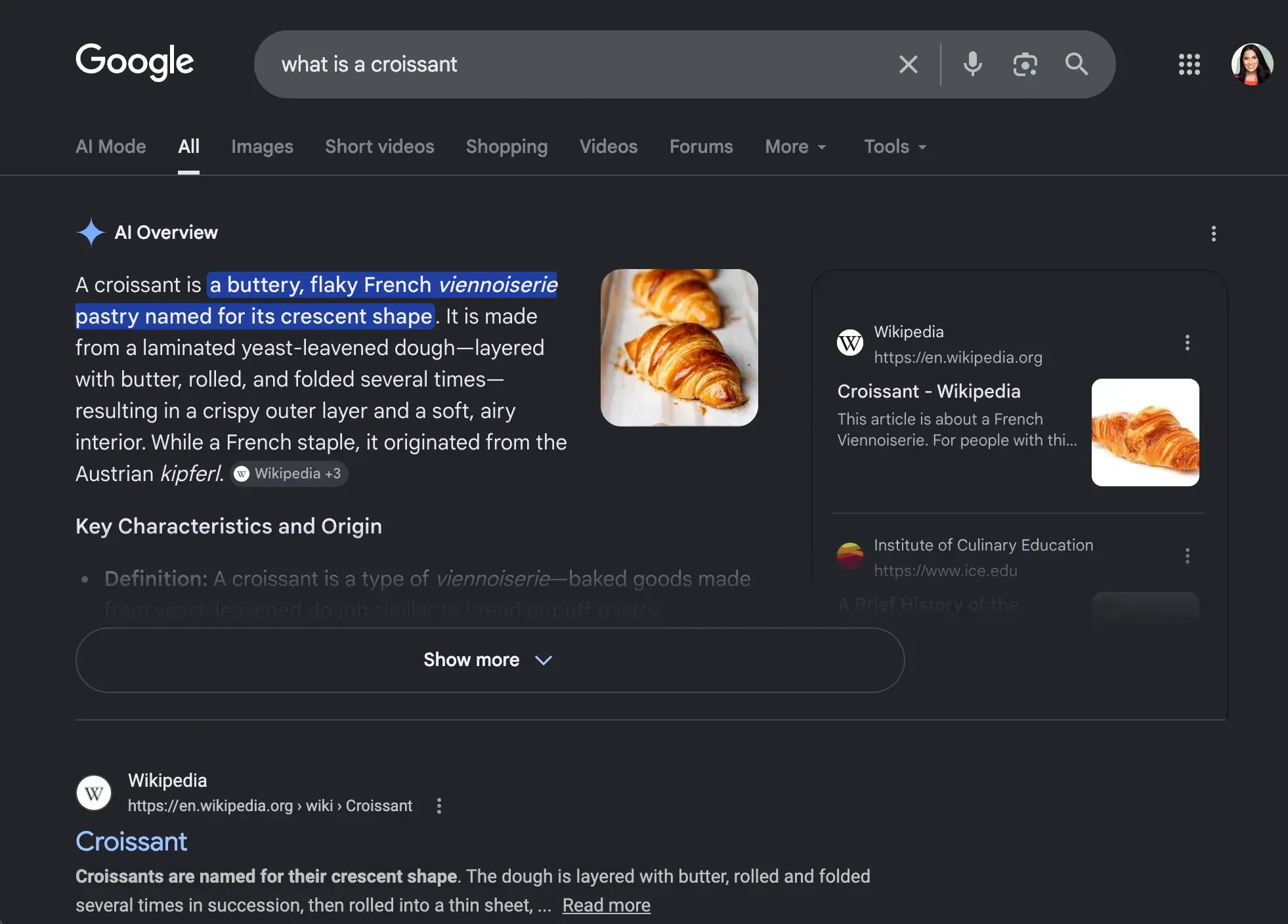 How to rank in AI overviews with croissant search example