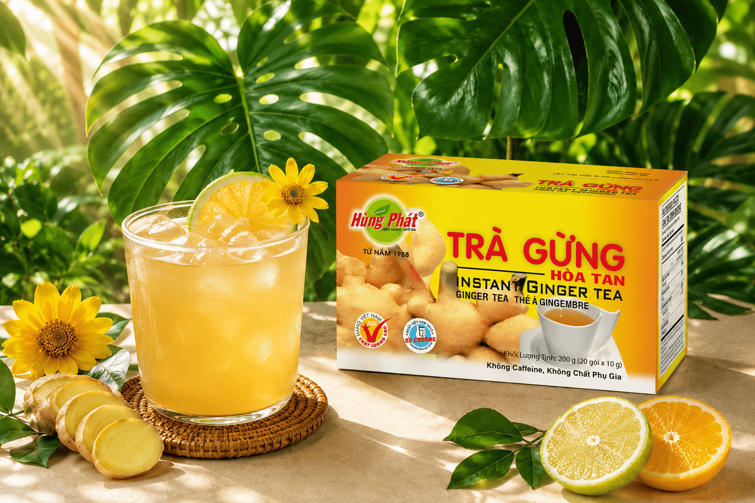 Ly trà thảo mộc nguyên bản giữ trọn màu sắc và hương vị tự nhiên trong không gian sống hiện đại