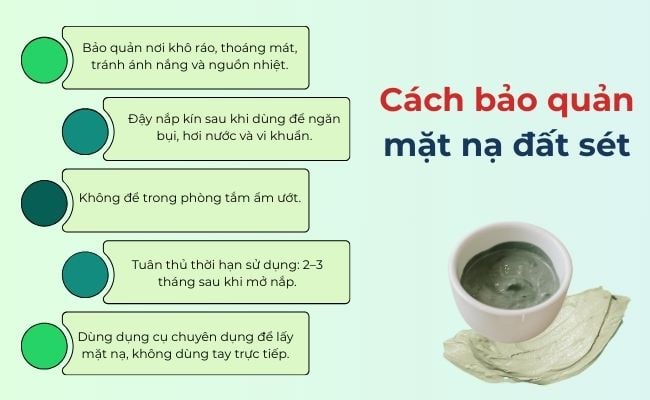 Hướng dẫn sử dụng mặt nạ đất sét cho da mụn giúp giảm dầu và làm sạch lỗ chân lông