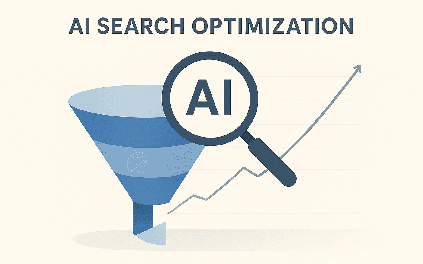 A dashboard showing AI search metrics and ROI tracking data for modern content strategies.