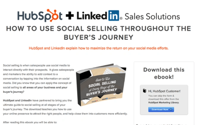 Visual example of a co-marketing partnership between tech platforms