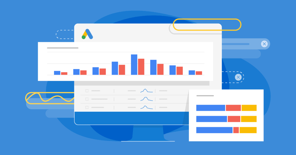 A visual representation of data mapping in a keyword planner interface