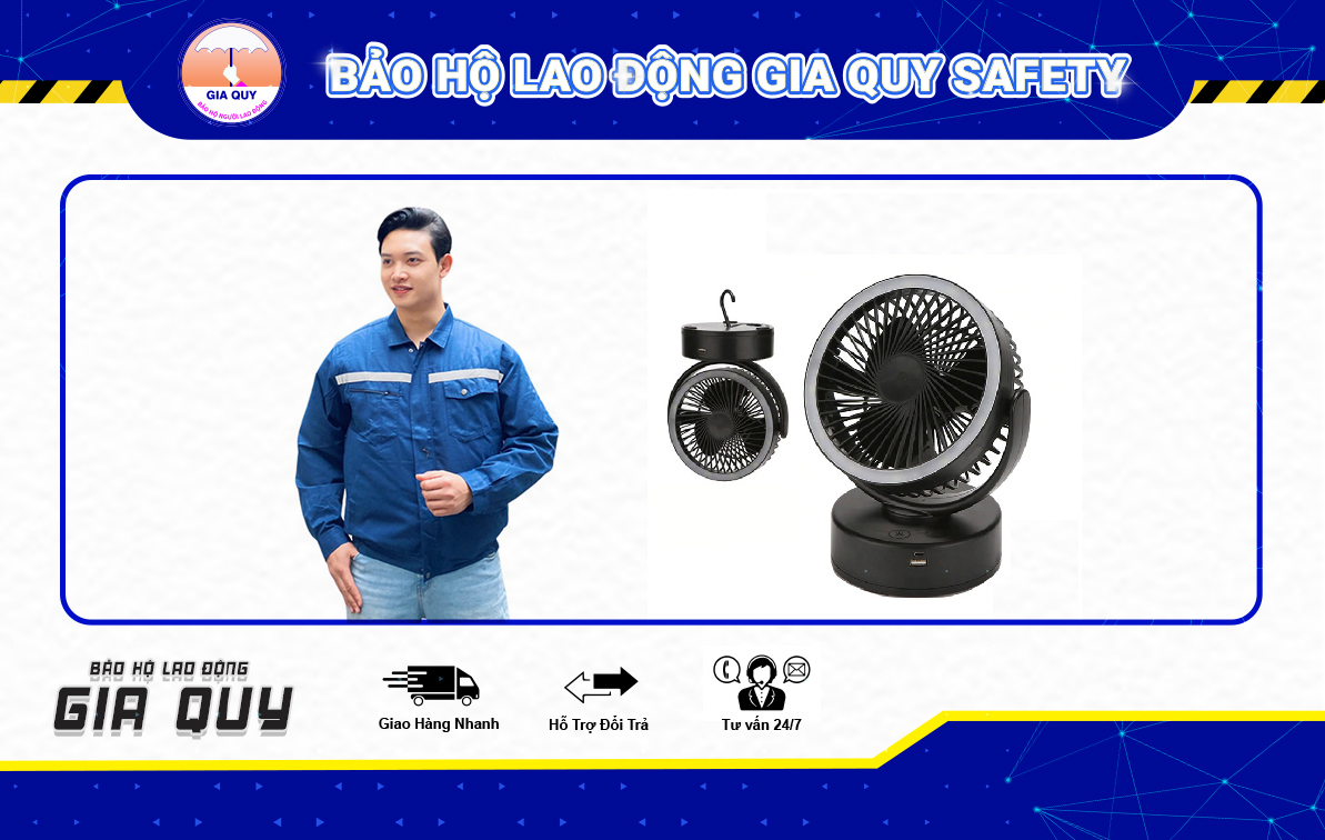 Đồng phục bảo hộ lao động với chất liệu thoáng mát