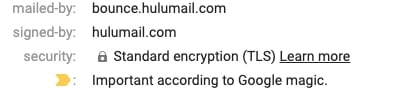 Viewing DKIM signature in email headers