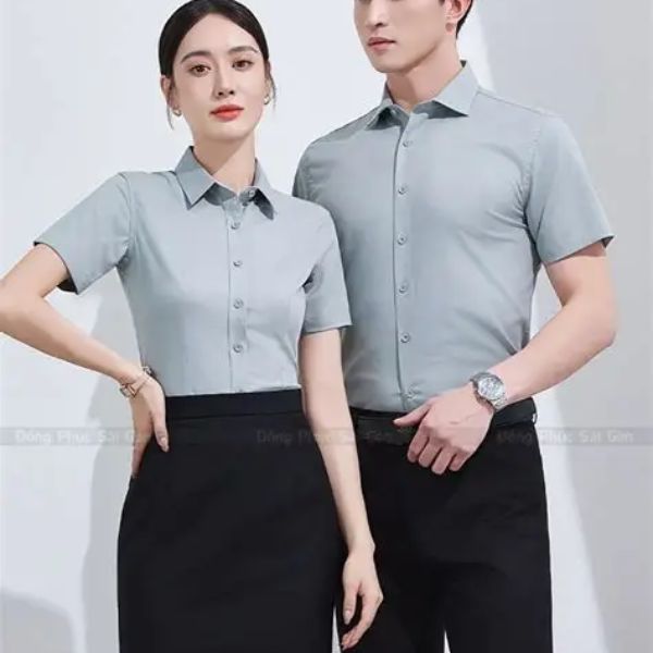 Mẫu đồng phục công sở hiện đại, thiết kế tinh tế thể hiện bản sắc doanh nghiệp