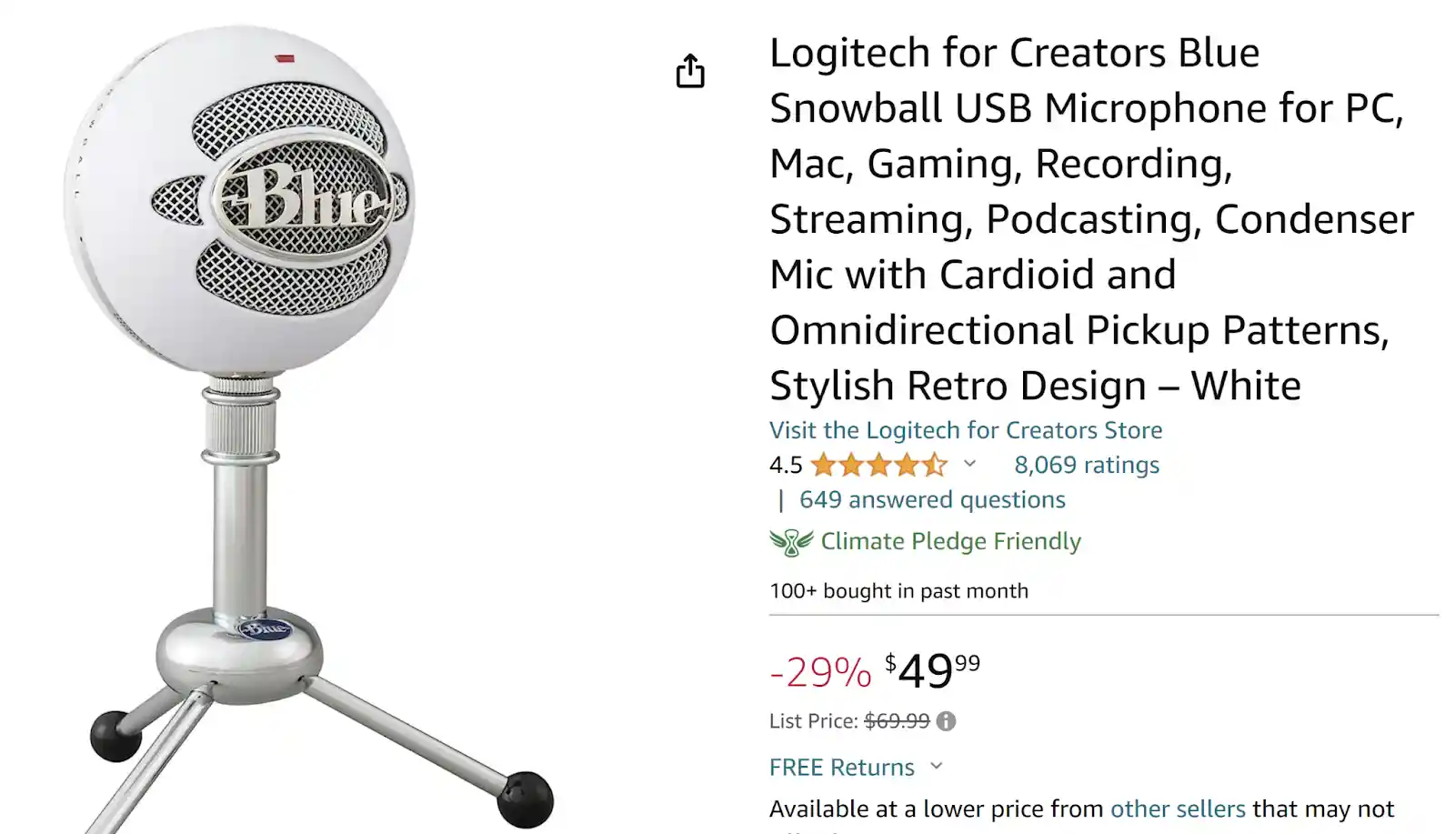 Blue Snowball Mic