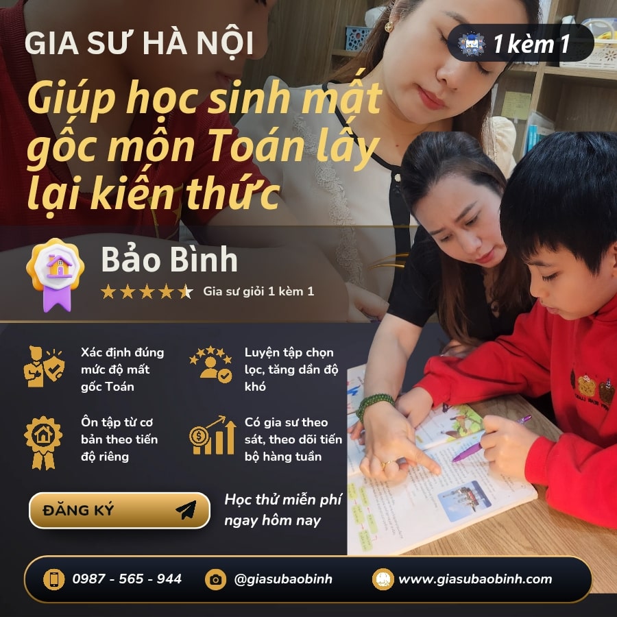 Trẻ mất gốc môn Toán và nỗi sợ hãi