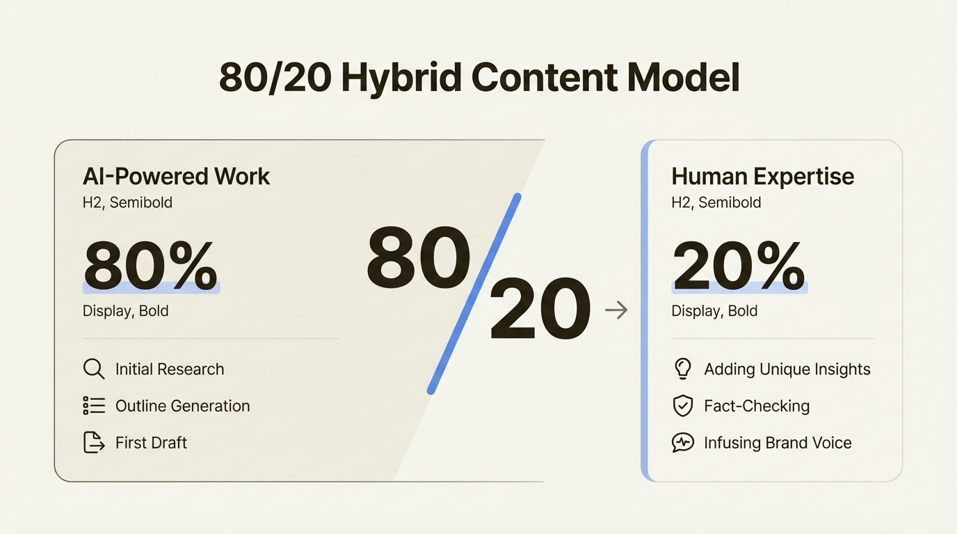 The future is hybrid: Scaling content with AI and human expertise
