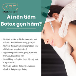 Quy trình tiêm Botox gọn hàm được thực hiện nhẹ nhàng bởi bác sĩ chuyên khoa
