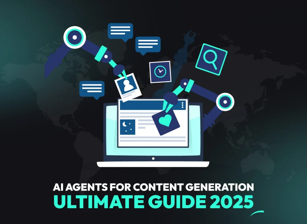 AI agents streamlining content workflows by automating research and optimization tasks.