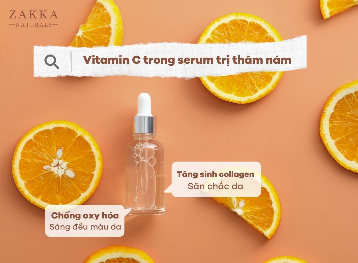 Tranexamic Acid ức chế enzyme plasmin ngăn chặn melanin