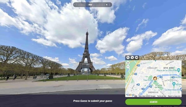 GeoGuesser virtual travel experience