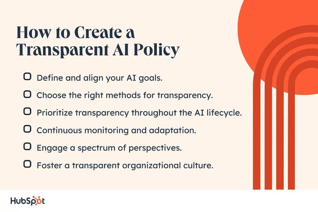 AI transparency policy steps