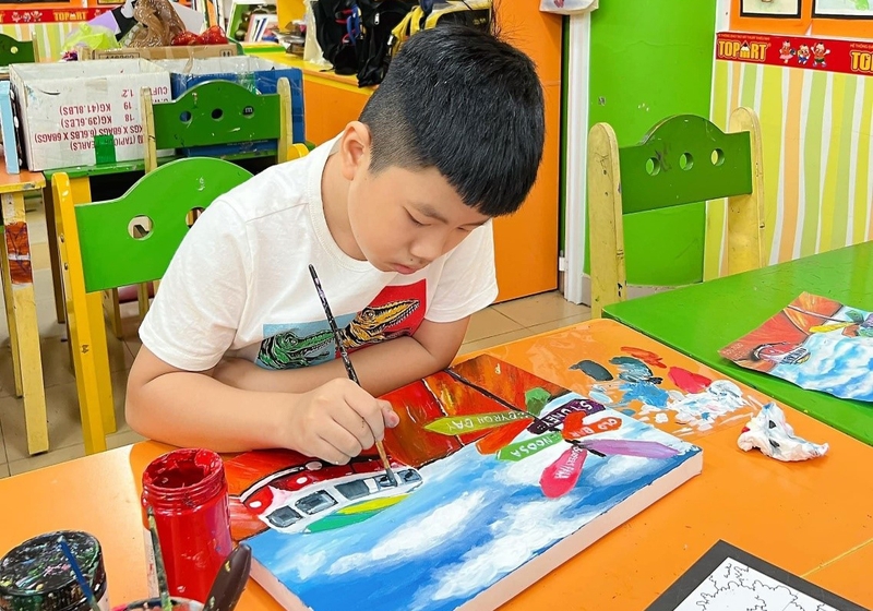 Học sinh chủ động lựa chọn phương pháp học tập hiệu quả như sơ đồ tư duy để ôn thi chuyển cấp
