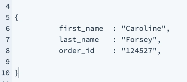 semi-structured data HTML example