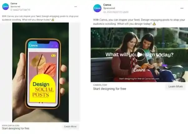 A/B Testing Example for Facebook Ads