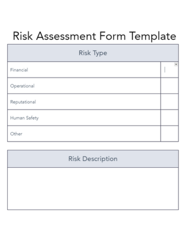 Risk Assessment Template Overview