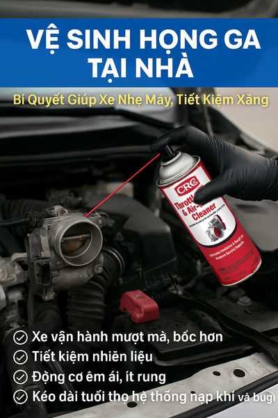 Vệ Sinh Họng Ga Tại Nhà: Bí Quyết Giúp Xe Nhẹ Máy, Tiết Kiệm Xăng