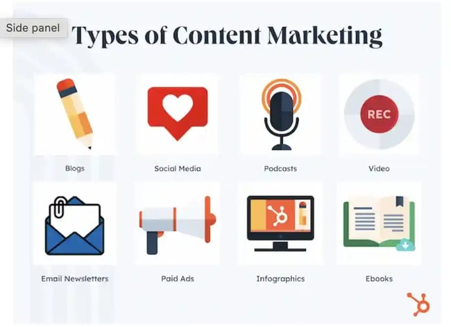 Content marketing involves creating valuable material to attract audiences