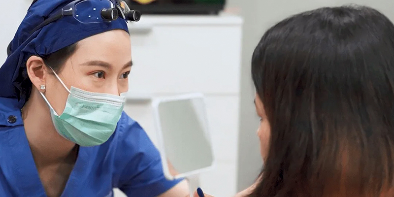 Phân tích tổn thương sau khi cắt da dư mí dưới hỏng