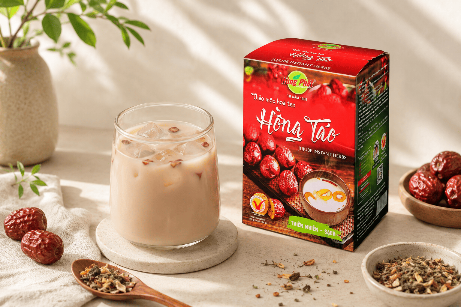 Quá trình chế biến trà thảo mộc bền vững