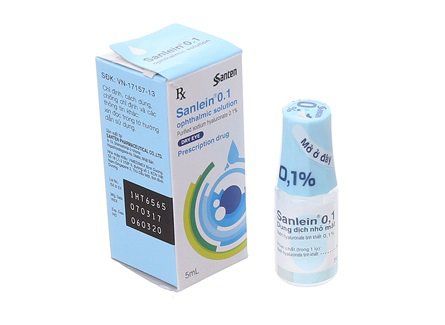 Sử dụng nước mắt nhân tạo giúp giảm tình trạng khô mắt sau bóc mỡ mí dưới