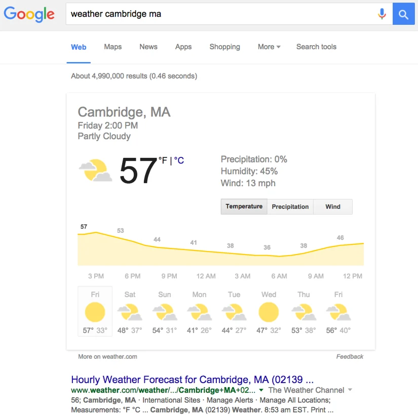 Weather Search