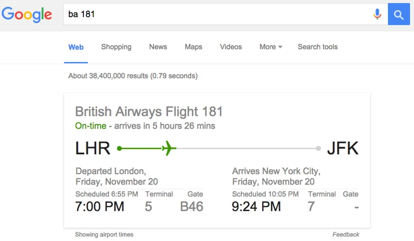 Flight Status