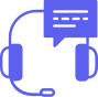 A visual representation of an AI agent assistant platform managing diverse customer queries.