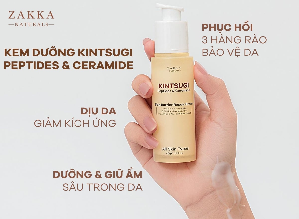 Sản phẩm kem dưỡng phục hồi chuyên sâu với thiết kế bao bì bảo vệ hoạt chất tối ưu