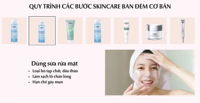 Quy trình làm sạch da nhẹ nhàng để giảm mụn bùng phát mùa nóng