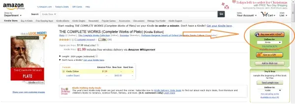 content personalization: one-click purchase