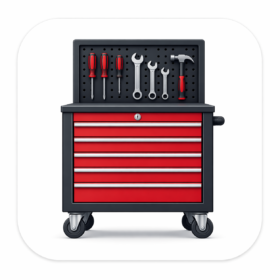 tủ đồ nghề garage ô tô chuyên nghiệp nhiều ngăn kéo lưu trữ dụng cụ sửa chữa