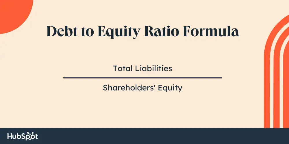debt-to-equity ratio formula