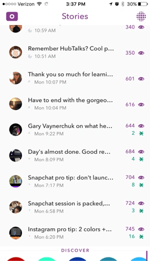 Tracking Snapchat Analytics
