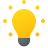A lightbulb icon symbolizing how AI gains insights from assets.