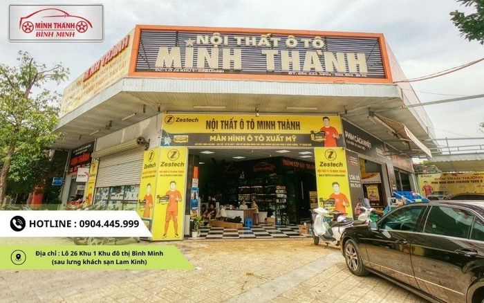 Nội thất ô tô sạch sẽ, thể hiện không gian nâng cấp sau khi cách âm chống ồn