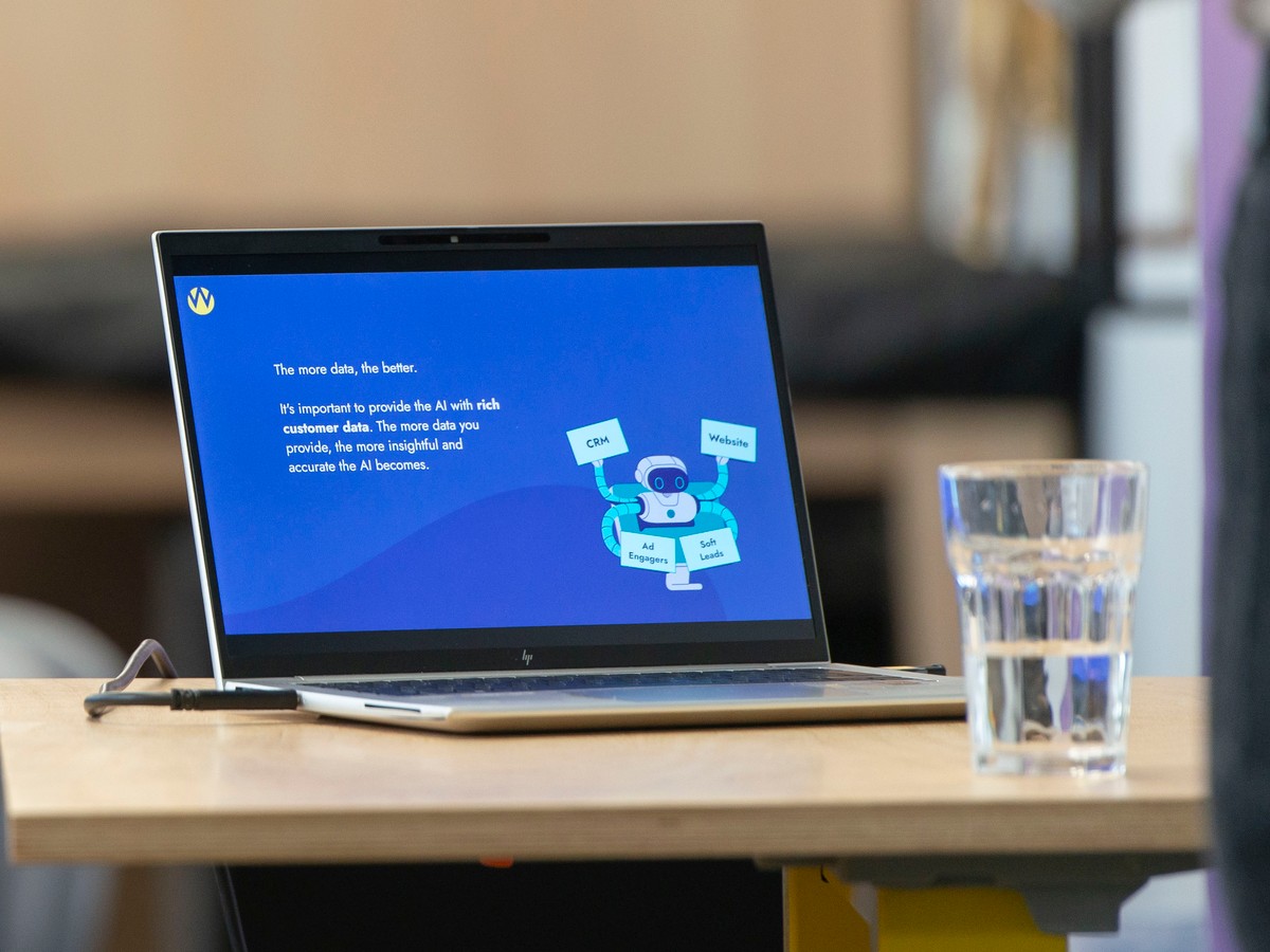 A diverse team collaborates on strategy to implement Answer Engine Optimization for better AI search visibility.