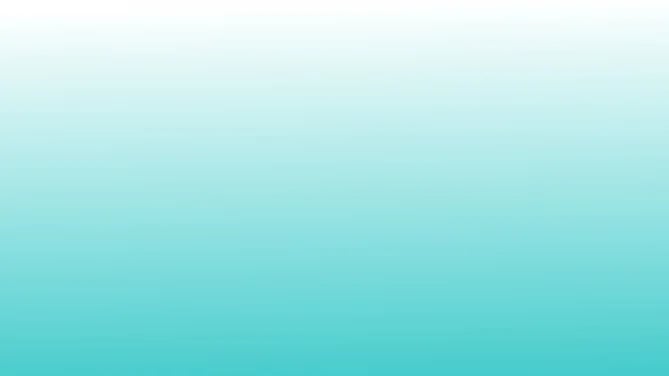 A gradient background fading from turquoise to white