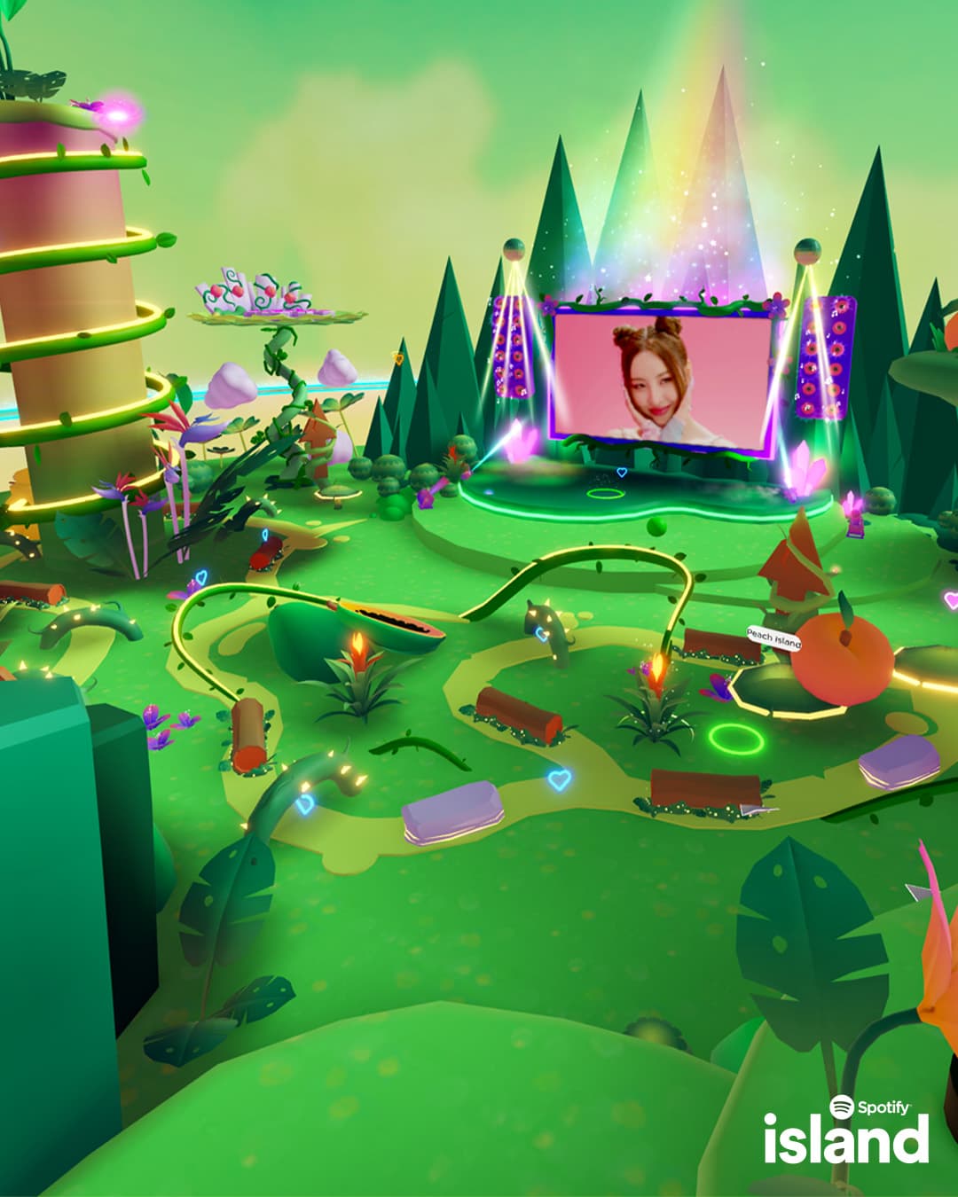 alt: Spotify Island in Roblox