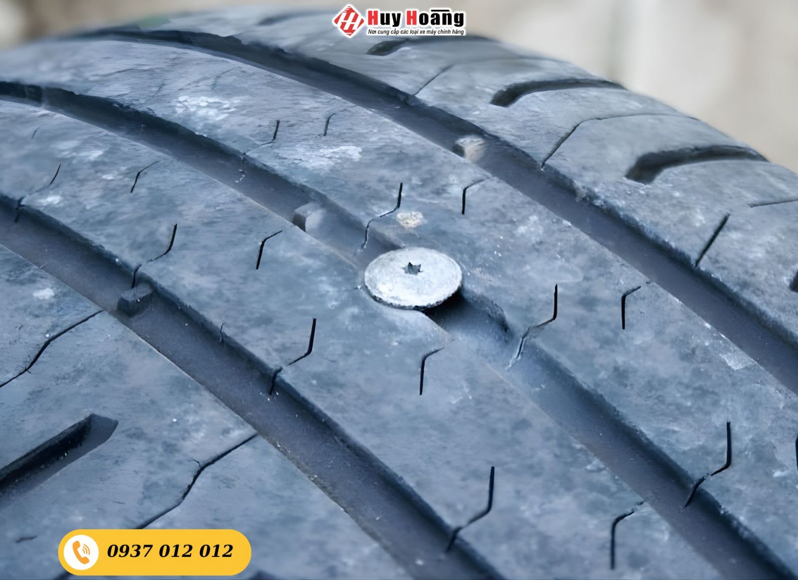 Phương pháp xử lý khi xe máy bị dính đinh
