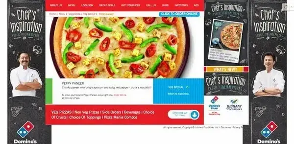 Domino's global pizza customization