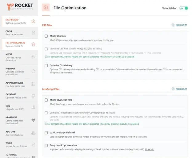 WP Rocket Performance Plugin