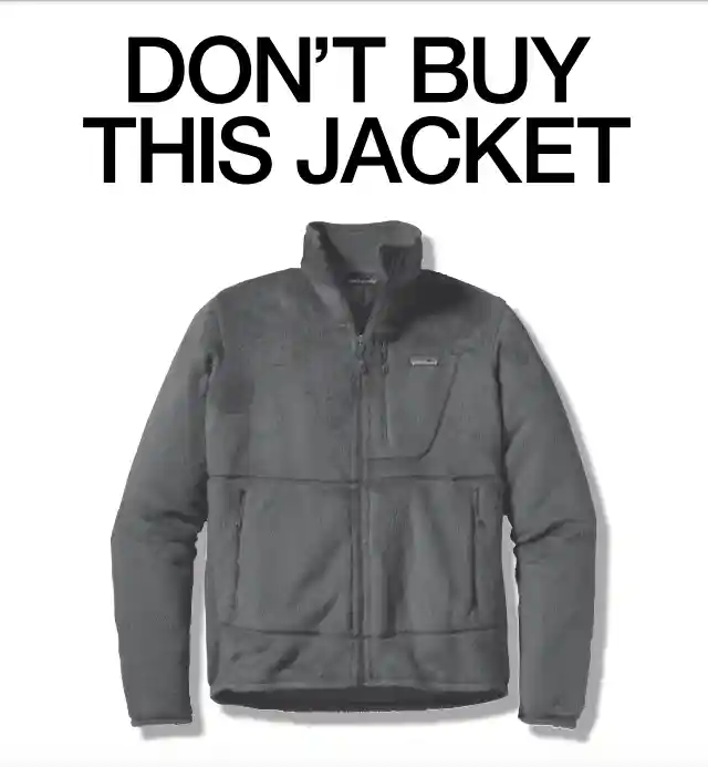 Patagonia Don't Buy This ad