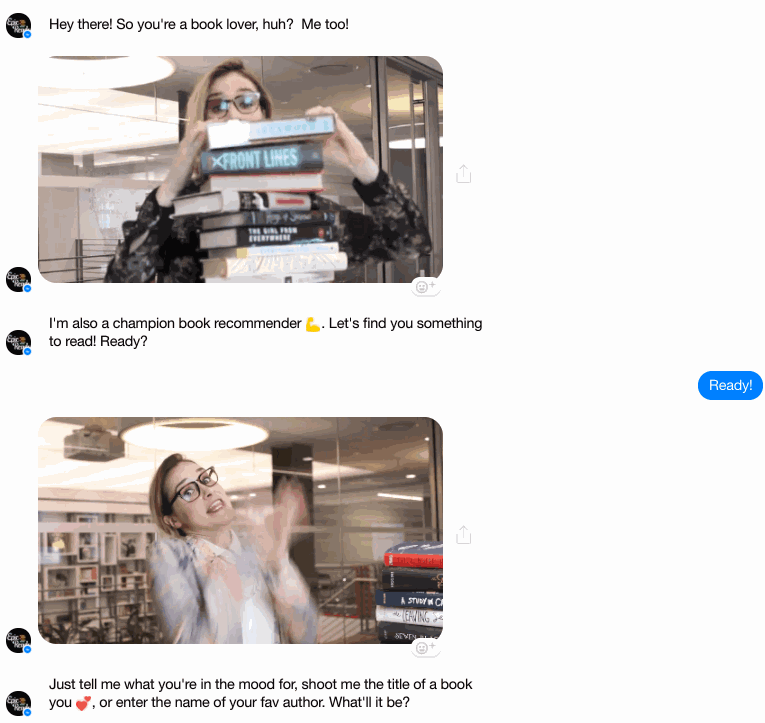 Harper Collins Epic Reads chatbot