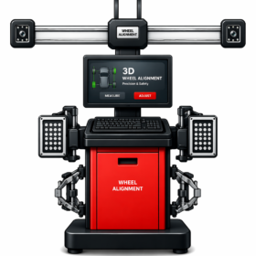 Icon máy cân chỉnh độ chụm bánh xe ô tô thiết bị cân chỉnh góc đặt bánh xe 3D gara