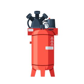 Máy nén khí garage ô tô dùng bơm lốp và vận hành thiết bị khí nén