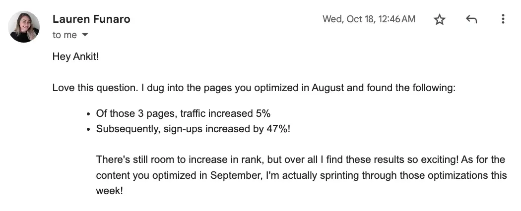 how often to blog, email