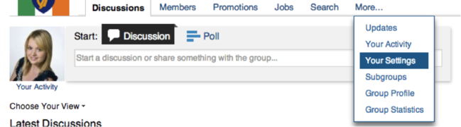 Engaging in LinkedIn groups
