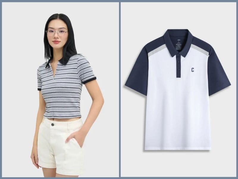 Hình ảnh đồng phục áo polo có cổ chất liệu bền đẹp, thể hiện sự chuyên nghiệp của doanh nghiệp